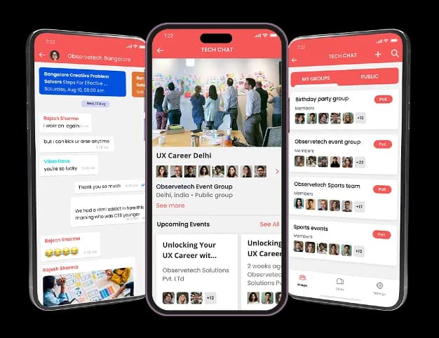 Group Meetup – Event-Based Chat & Messaging App