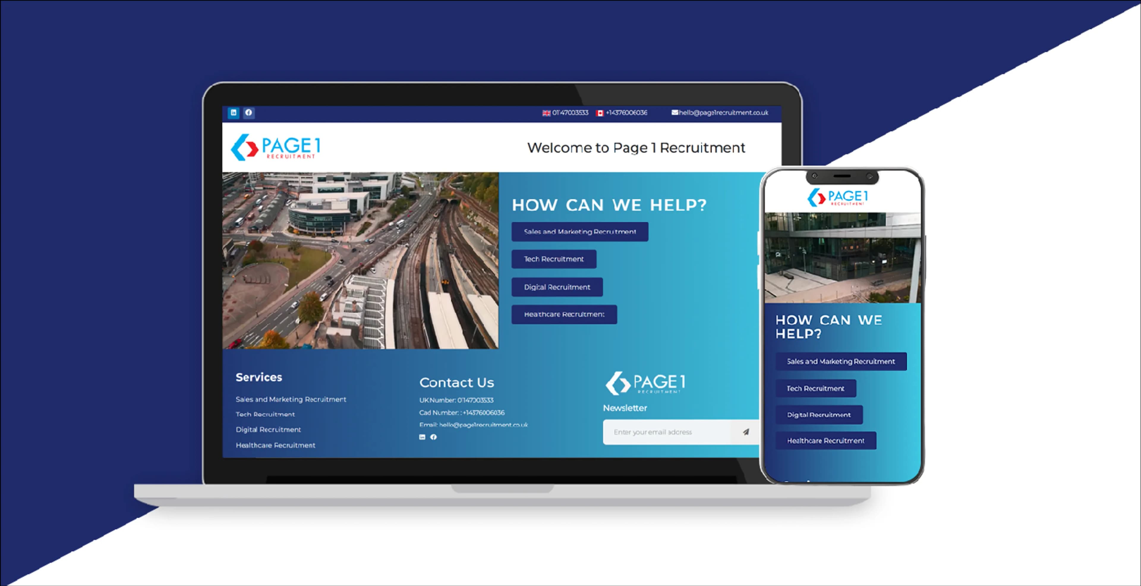 Page1Recruitment – Recruitment & Consulting Website