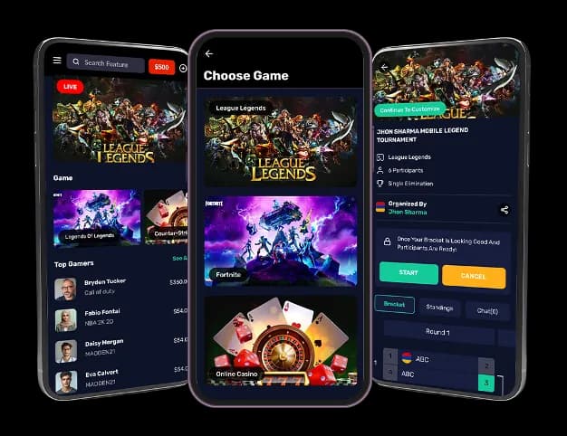 Online Game – Esports Tournament Mobile App