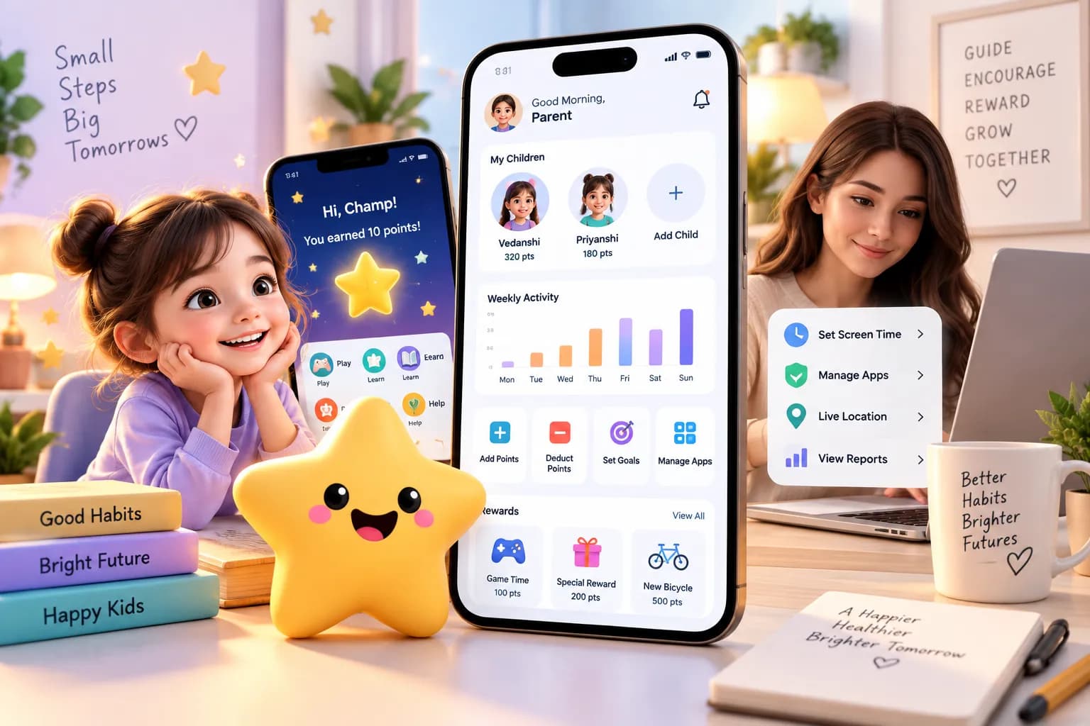 Sparkly Family Habit & Rewards Platform